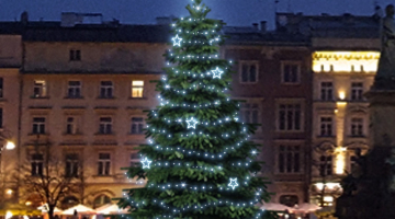 LED svetelná sada na strom 6-8m s dekormi EFD11