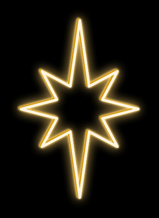 LED svetelná hviezda