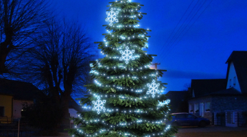 DECOLED LED svetelná sada FLASH na strom 6-8m s dekormi EFD05