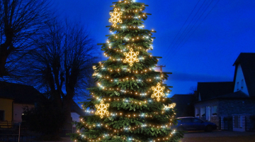 DECOLED LED svetelná sada FLASH na strom 6-8m s dekormi EFD05W