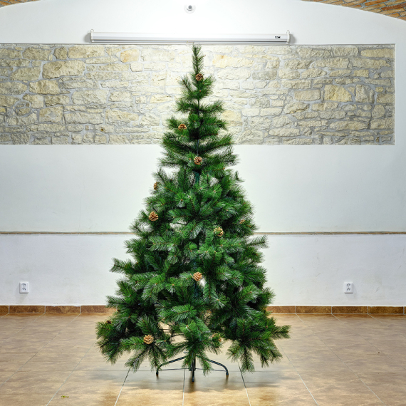 DECOLED Luxusný strom Borovica 210cm 2D ihličie