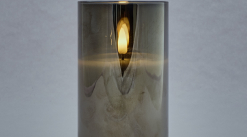 LED sviečka v skle 10cm