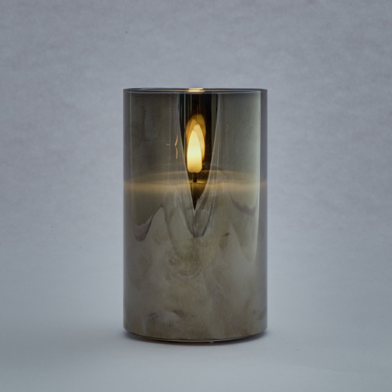 DECOLED LED sviečka v skle 15cm
