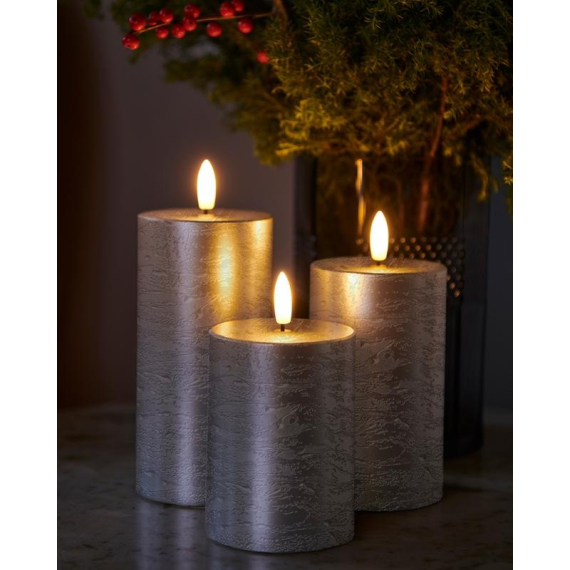 SIRIUS Voskové LED sviečky Sille exclusive