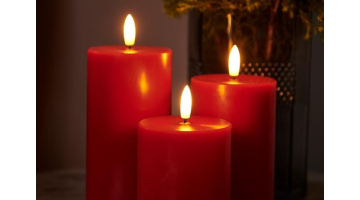 SIRIUS Voskové LED sviečky Sille exclusive