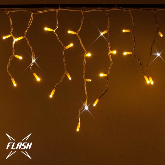 DECOLED LED svetelné cencúle - FLASH