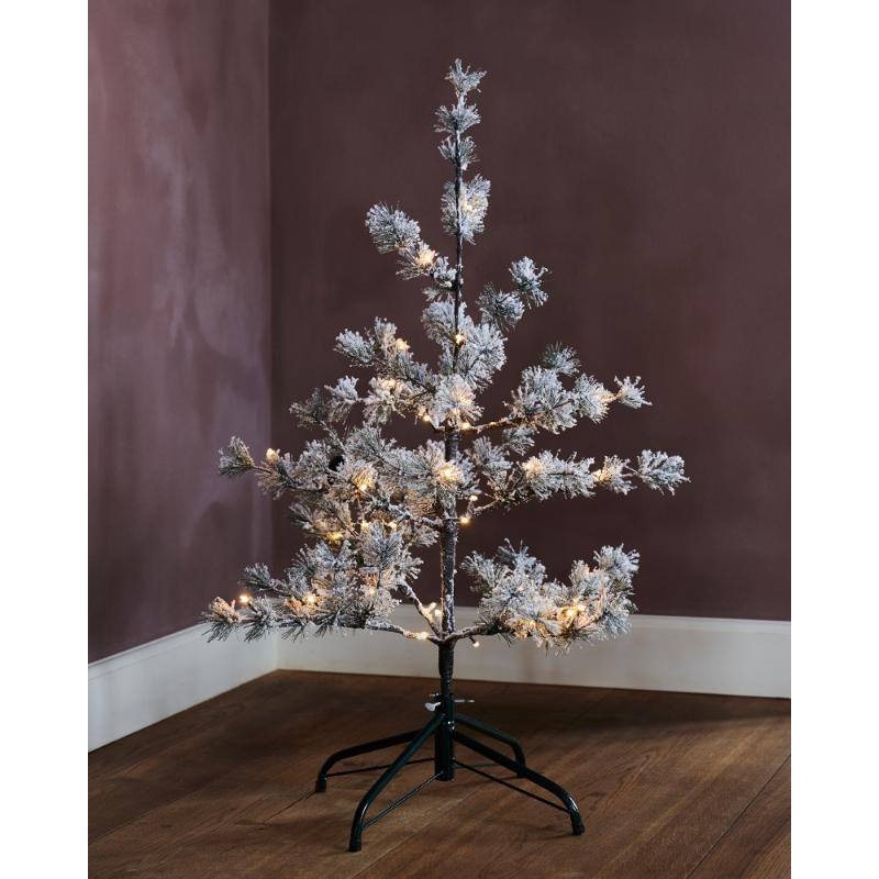 12916_51680-l LED svetelný stromček , 90 cm, zasnežený – Obrázok 1