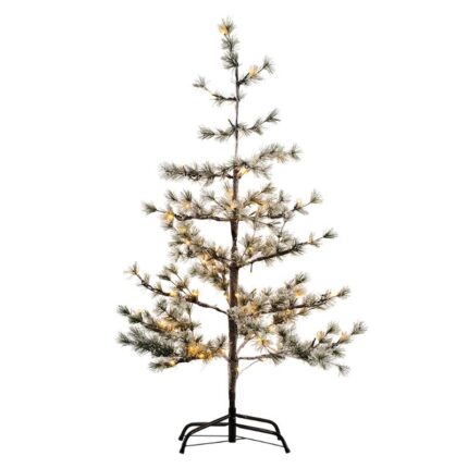 LED svetelný stromček , 120 cm, zasnežený