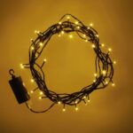 LED osvetlenie na batérie, teple biela, 10,2 m, IP44 – Obrázok 2