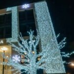 LED svetelná záclona, ​​1x7 m, ľadovo biela, 600 diód, IP67 – Obrázok 2
