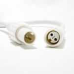 LED svetelná záclona, ​​1x12m, teple biela, 1200 diód, IP67 – Obrázok 4