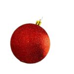 Vianočné ozdoby - sada plastových gulí 24 ks, priem. 8 cm, vínová, 12x matná, 12x glitter – Obrázok 7