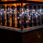LED svetelná sada na dom, 9+1 zadarmo, ľadovo biela, čierny kábel – Obrázok 3