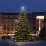 LED svetelná sada na vianočné stromy vysoké 6-8 m, farebná